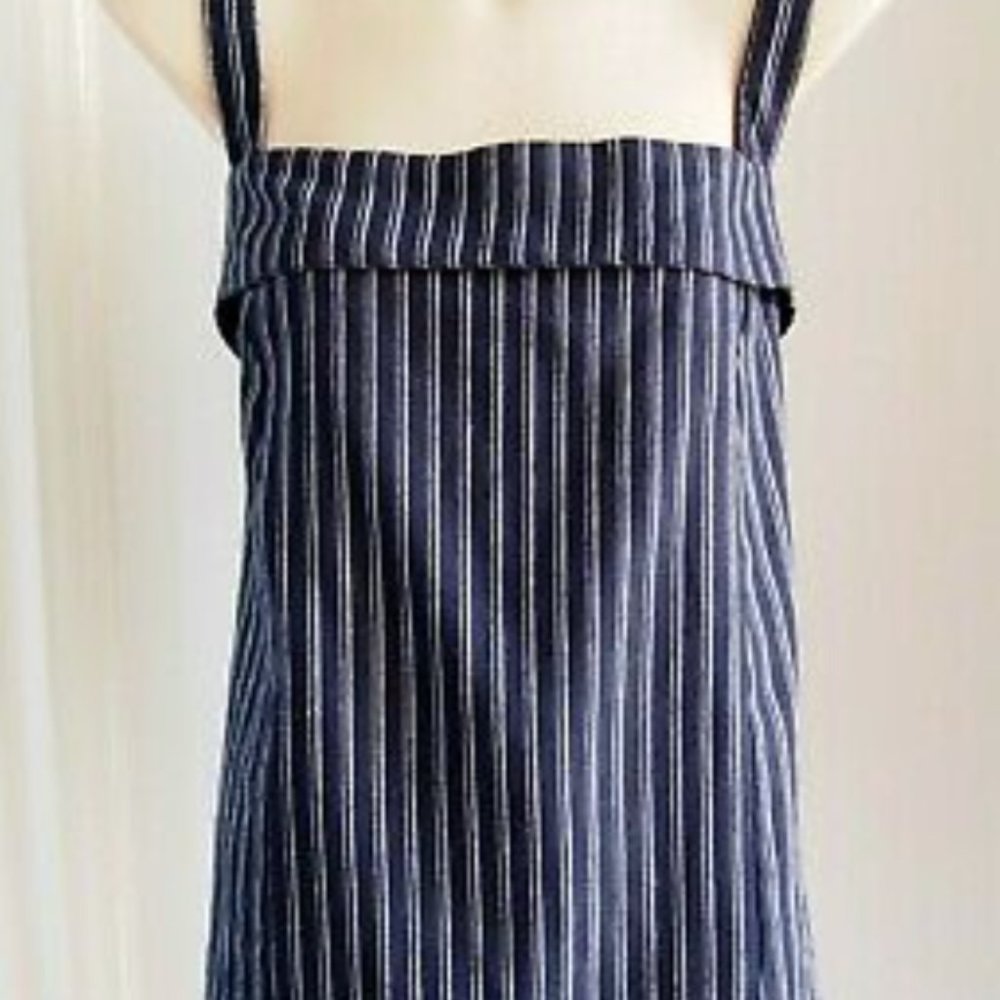 J Crew Blue Striped Tank Top NWT Petite 0